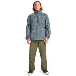 Billabong Boundary Half Zip Mock Neck Fleece