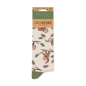 Greenbomb Animal Sloth Socks