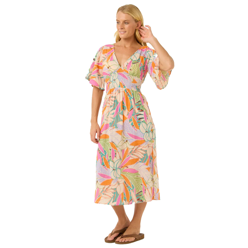 rip curl midi dress Rip Curl Cala Vadella Midi Dress – Dingle Surf