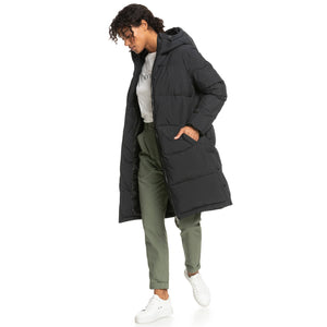 Roxy Test Of Time Long Hooded Puffa Jacket