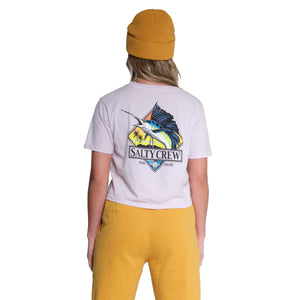 Salty Crew W' Go Sailin Boyfriend Crop T-Shirt