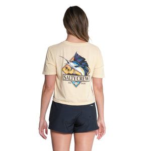Salty Crew W' Go Sailin Boyfriend Crop T-Shirt