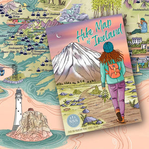 Salty Sisters Hike Map of Ireland