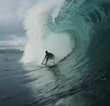 VIDEO: Huge Irish waves in 
