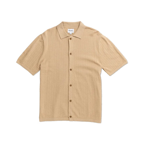 Rhythm Textured Knit Polo Shirt