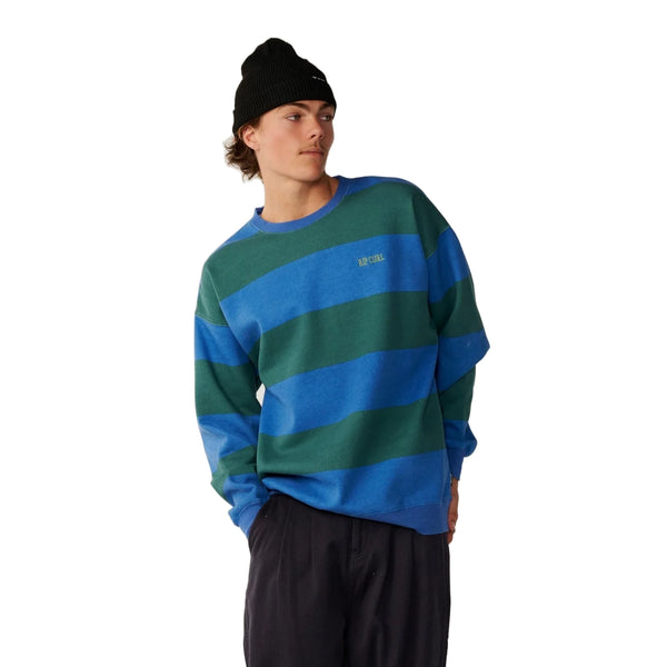 Rip Curl Disorder Stripe Crew Sweatshirt