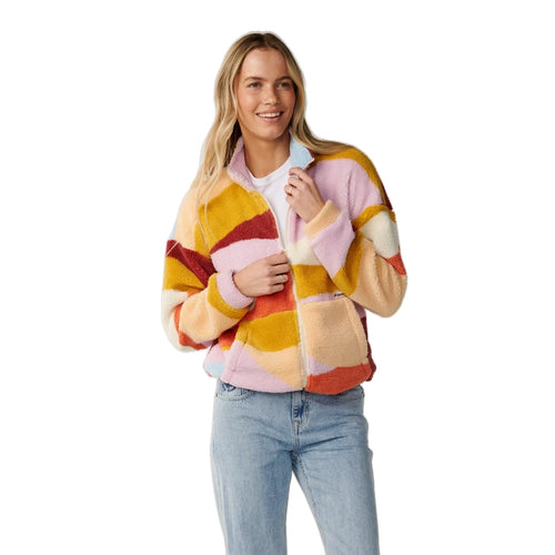 Rip Curl Surf Retro Swell Standard Zip Through Polar Fleece - Dingle Surf