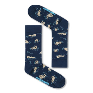 Greenbomb Playing Otter Socks - Dingle Surf