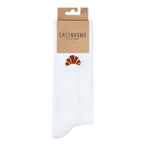 Greenbomb Crossaint Tennis Socks