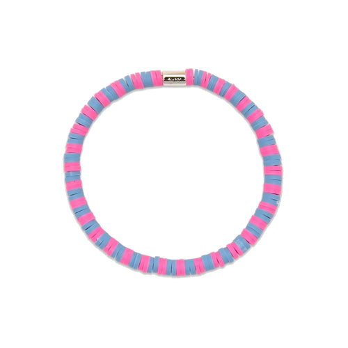 Pura Vida Seascape Vinyl Disc Stretch Bracelet