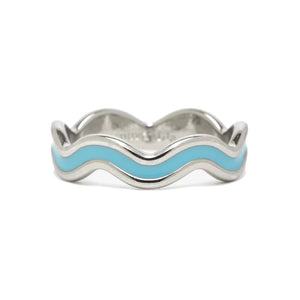 Pura Vida Surfrider Foundation Enamel Wriggle Ring