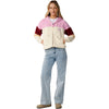 Rip Curl Party Wave Colour Block Zip-Thru Fleece