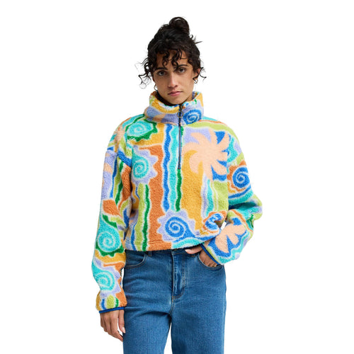 Billabong Holiday Cropped Half Zip Fleece - Dingle Surf