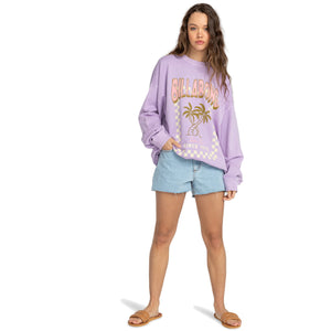 Billabong Ride In Long Sleeve Sweatshirt