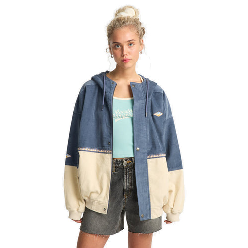 Billabong Since 73 Set The Tone Hooded Corduroy Jacket - Dingle Surf