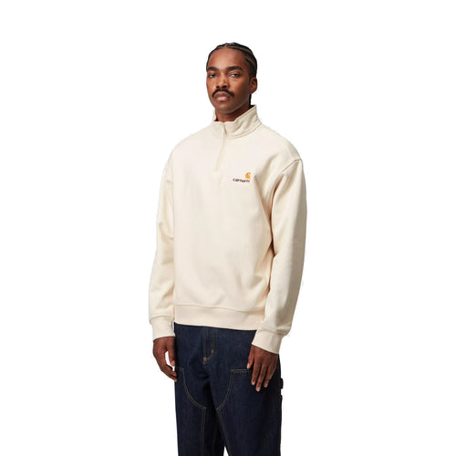 Carhartt WIP Half Zip American Script Sweat - Dingle Surf