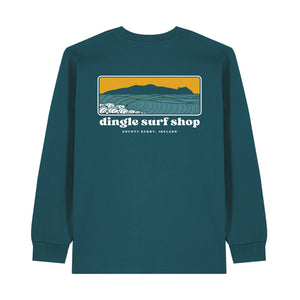 Dingle Surf Giant Heavyweight Organic Long Sleeve T-Shirt