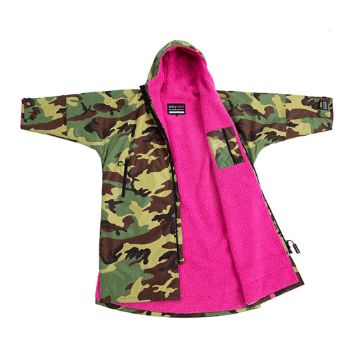 DryRobe® Advance Long Sleeve dryrobe® Camo/Pink - Dingle Surf