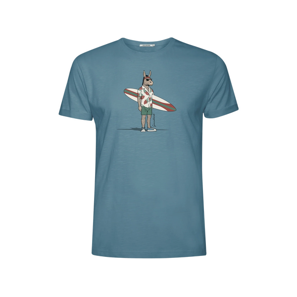 Greenbomb Animal Donkey Surf Roll T-Shirt