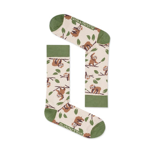 Greenbomb Animal Sloth Socks