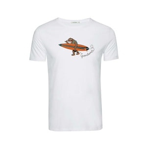 Greenbomb Animal Sloth Surf Guide T-Shirt