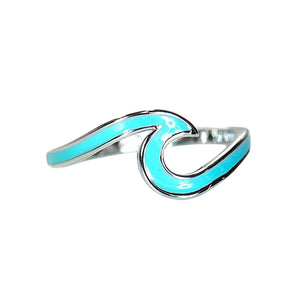Pura Vida Enameled Wave Ring