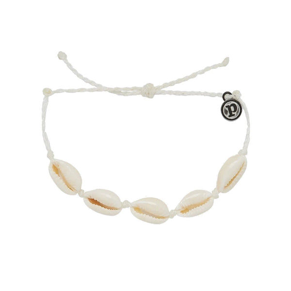 Pura Vida Knotted Cowries Charm Bracelet