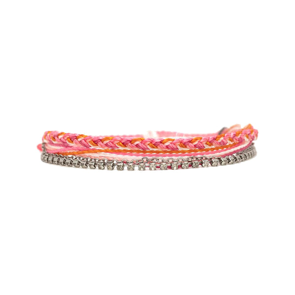 Pura Vida Laguna String and Chain Bracelet
