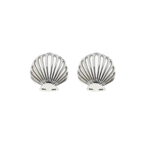 Pura Vida Seashell Stud Earrings - Dingle Surf