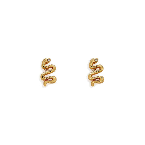 Pura Vida Snake Stud Earrings