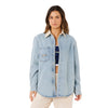 Rip Curl Surf Side Relaxed Denim Shirt - Dingle Surf