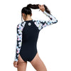 Roxy Active Long Sleeve One-Piece Swimsuit - Dingle Surf