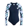 Roxy Active Long Sleeve One-Piece Swimsuit - Dingle Surf