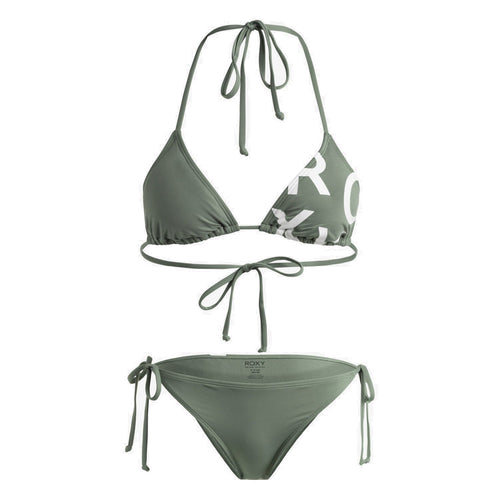 Roxy Beach Classics Tie Side Triangle Bikini Set