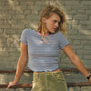 Roxy Bright Lights Fitted T-Shirt - Dingle Surf