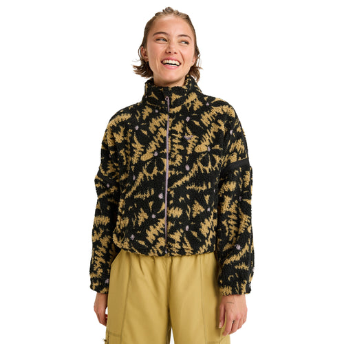 Roxy City Boundless Spirit Zippered Sherpa Jacket