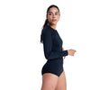 Roxy Essentials Long Sleeve Back Zip One-Piece - Dingle Surf