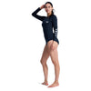 Roxy Essentials Long Sleeve Back Zip One-Piece - Dingle Surf