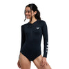 Roxy Essentials Long Sleeve Back Zip One-Piece - Dingle Surf