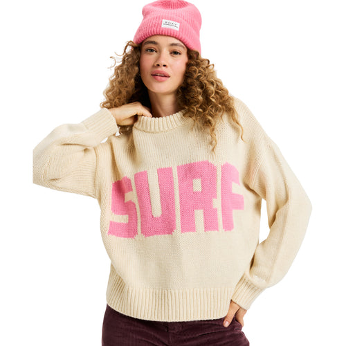 Roxy Exploring Heart Crew Neck Jumper