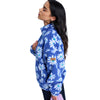 Roxy Jive Talking Bonded Half-Zip Polar Fleece - Dingle Surf