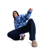 Roxy Jive Talking Bonded Half-Zip Polar Fleece - Dingle Surf