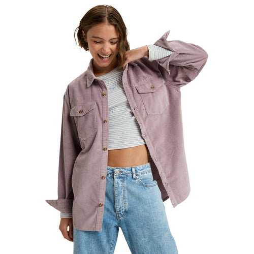 Roxy Let It Go Cord Long Sleeve Shirt