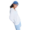 Roxy Ocean Drive Oversized Knit Hoodie - Dingle Surf