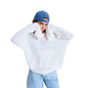 Roxy Ocean Drive Oversized Knit Hoodie - Dingle Surf