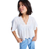 Roxy Paradise Lagoon Short Sleeve Blouse