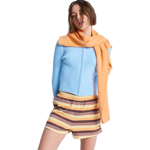 Roxy Perfect Stripe Sweat Shorts - Dingle Surf