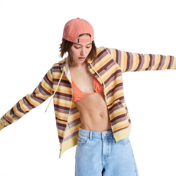 Roxy Perfect Stripe Zip Hoodie