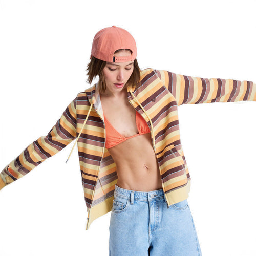 Roxy Perfect Stripe Zip Hoodie