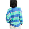 Roxy Strictly Stripes Oversized Sweatshirt - Dingle Surf